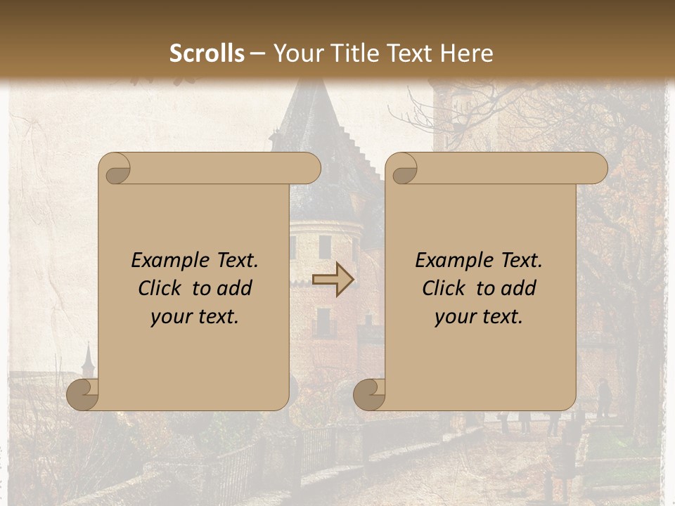 Stronghold Fortress Tower PowerPoint Template