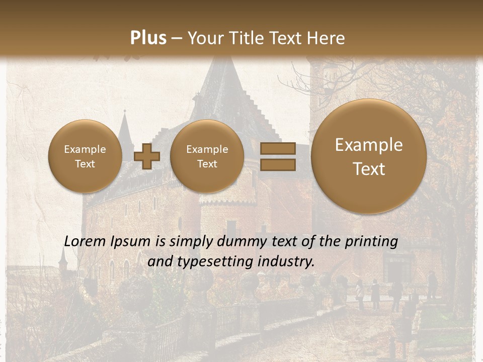 Stronghold Fortress Tower PowerPoint Template