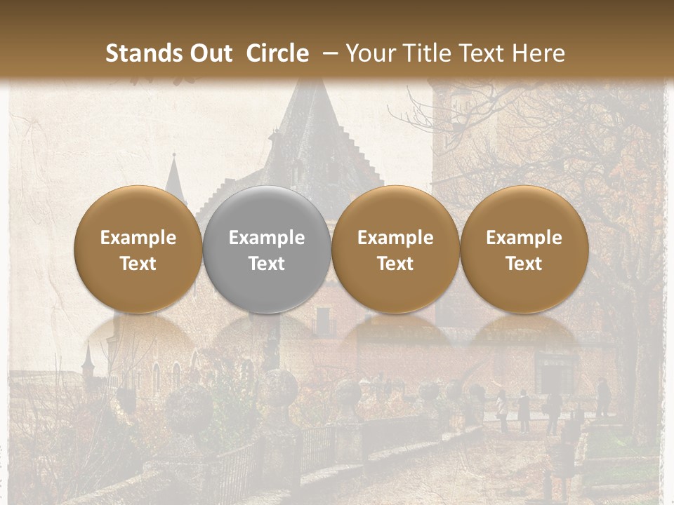 Stronghold Fortress Tower PowerPoint Template