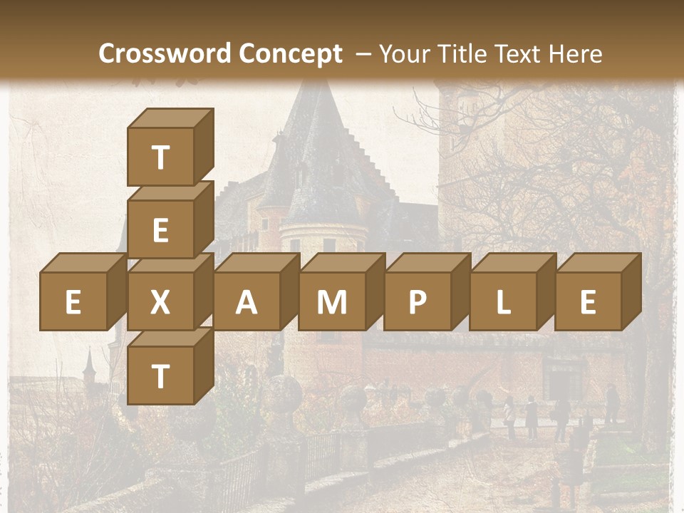 Stronghold Fortress Tower PowerPoint Template