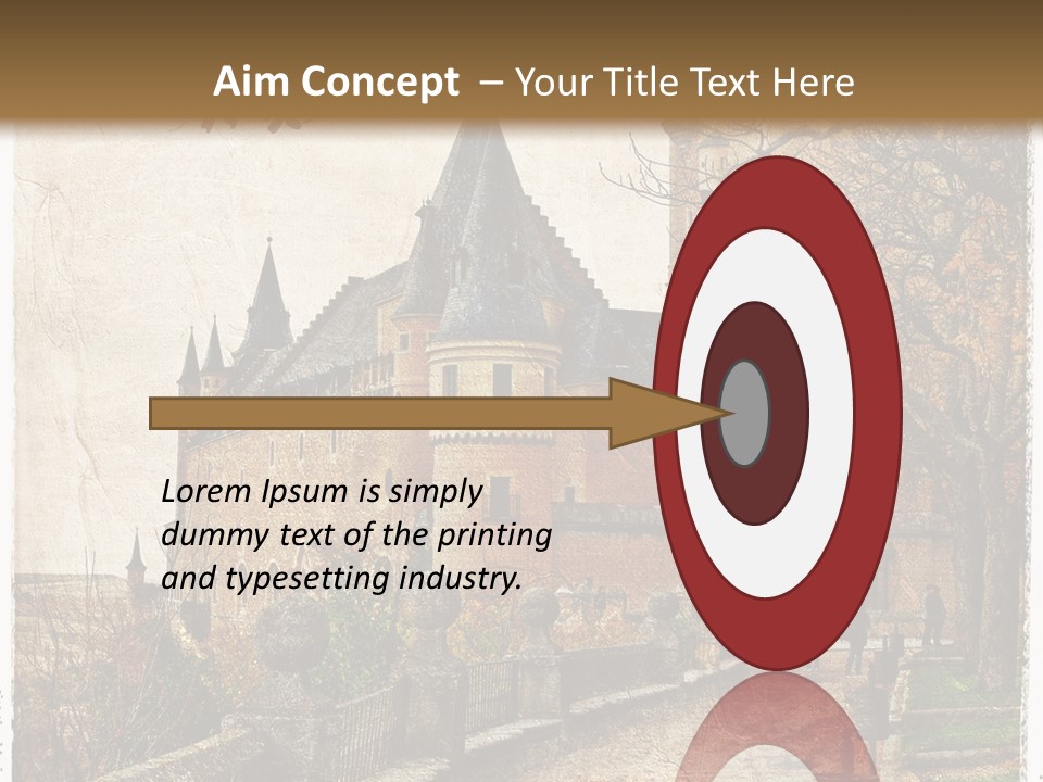 Stronghold Fortress Tower PowerPoint Template