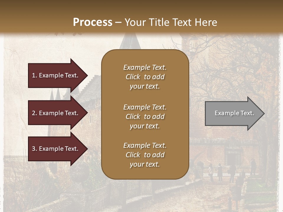 Stronghold Fortress Tower PowerPoint Template