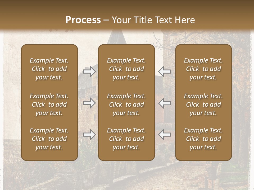 Stronghold Fortress Tower PowerPoint Template