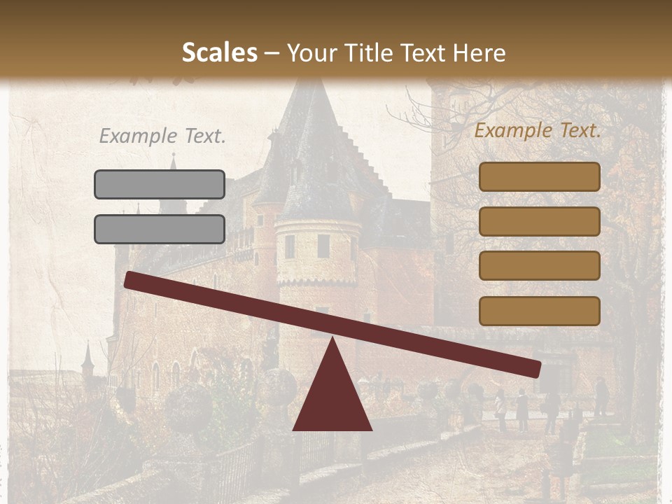 Stronghold Fortress Tower PowerPoint Template