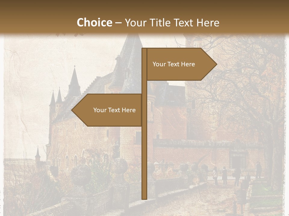 Stronghold Fortress Tower PowerPoint Template