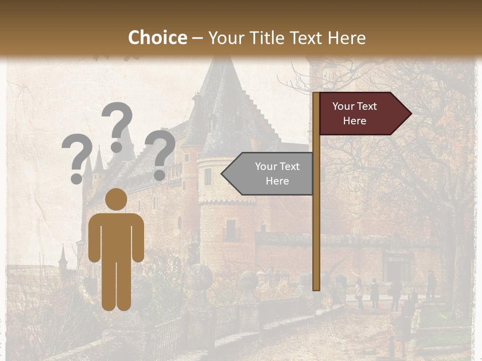 Stronghold Fortress Tower PowerPoint Template