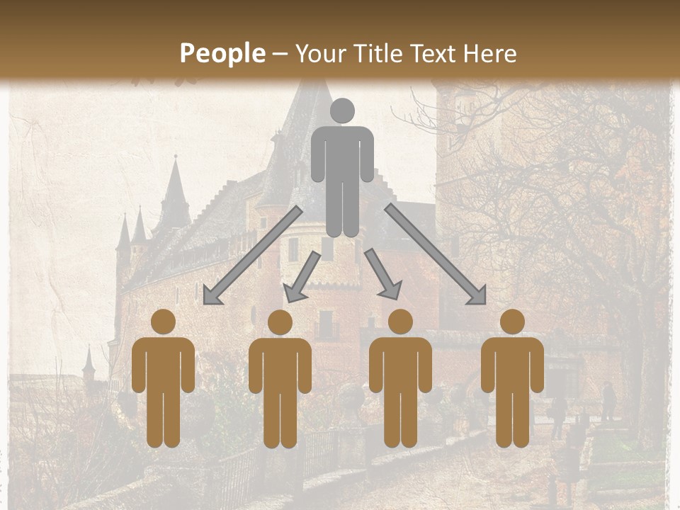 Stronghold Fortress Tower PowerPoint Template