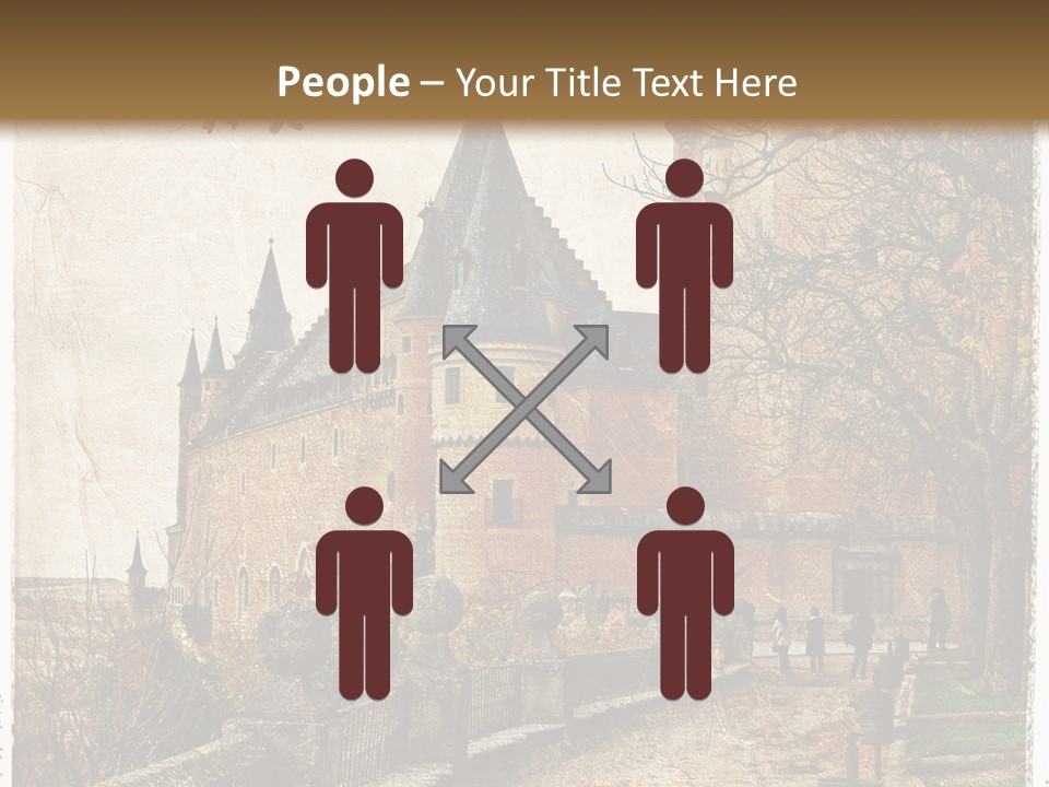 Stronghold Fortress Tower PowerPoint Template