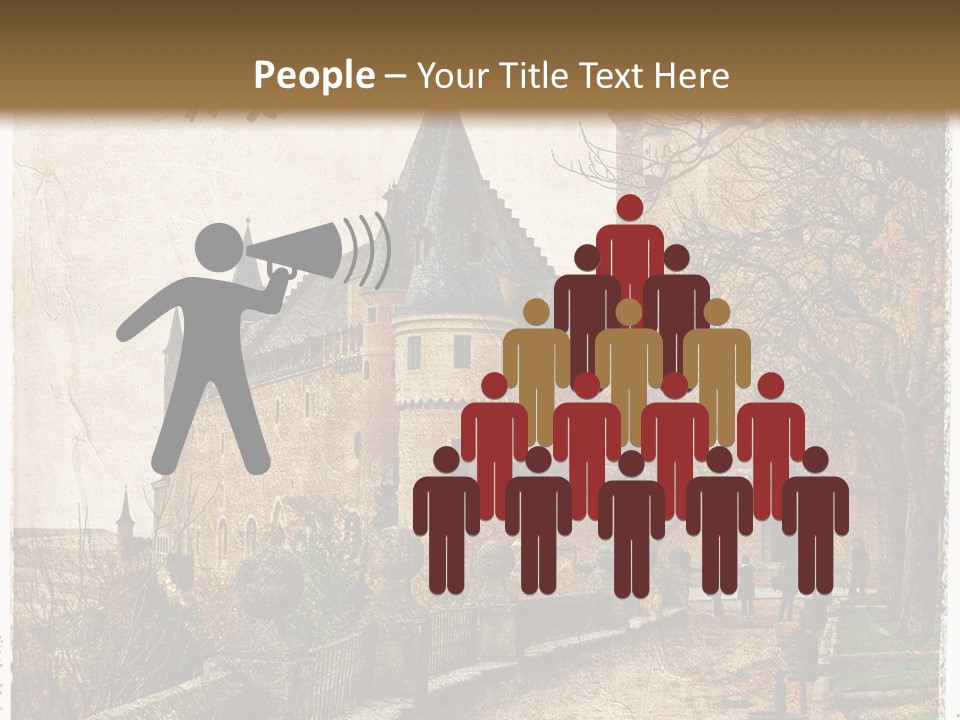 Stronghold Fortress Tower PowerPoint Template