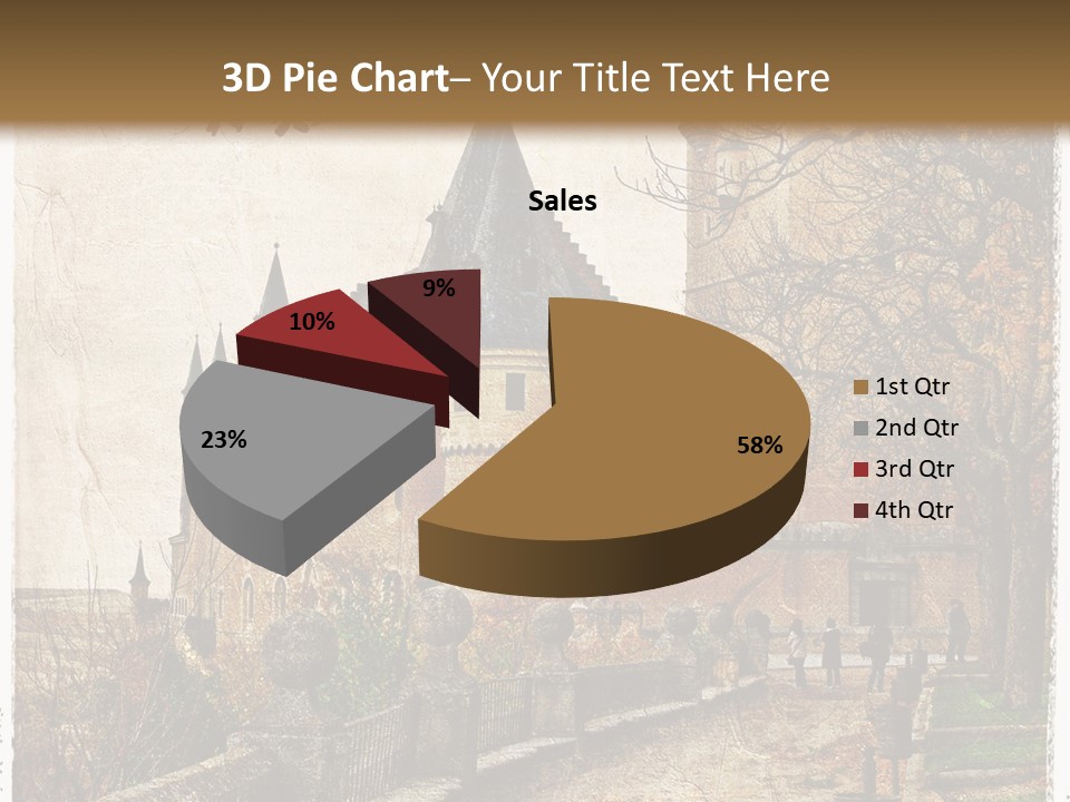 Stronghold Fortress Tower PowerPoint Template