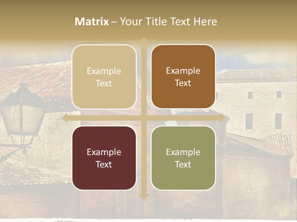 Paint Travel Outdoor PowerPoint Template