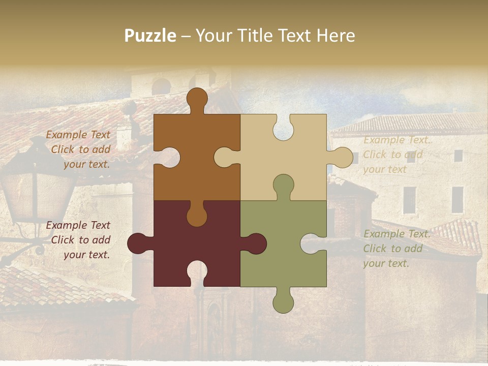 Paint Travel Outdoor PowerPoint Template