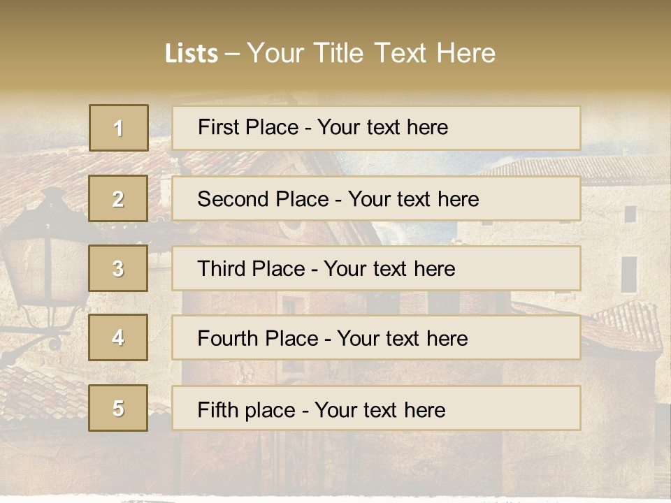 Paint Travel Outdoor PowerPoint Template