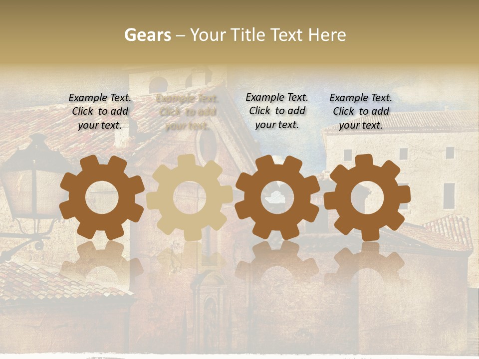 Paint Travel Outdoor PowerPoint Template