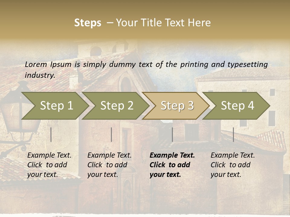 Paint Travel Outdoor PowerPoint Template
