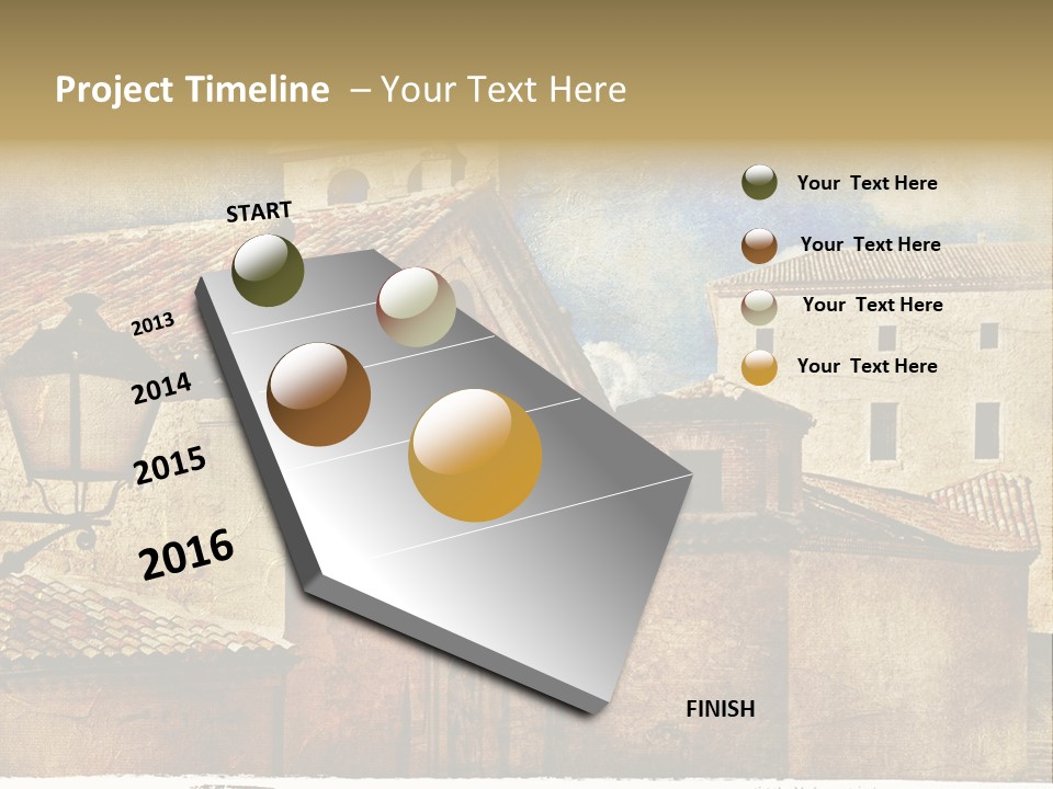 Paint Travel Outdoor PowerPoint Template