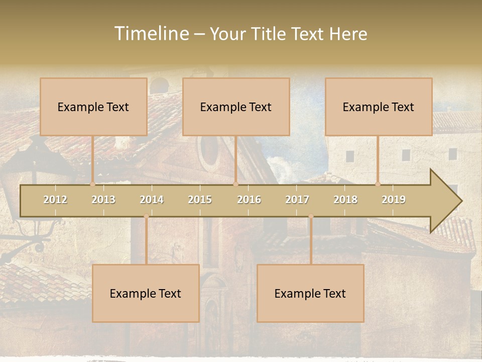 Paint Travel Outdoor PowerPoint Template