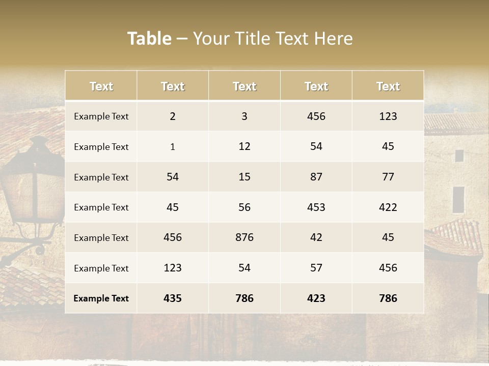 Paint Travel Outdoor PowerPoint Template