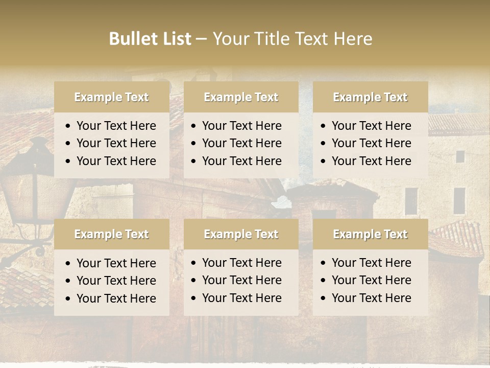 Paint Travel Outdoor PowerPoint Template