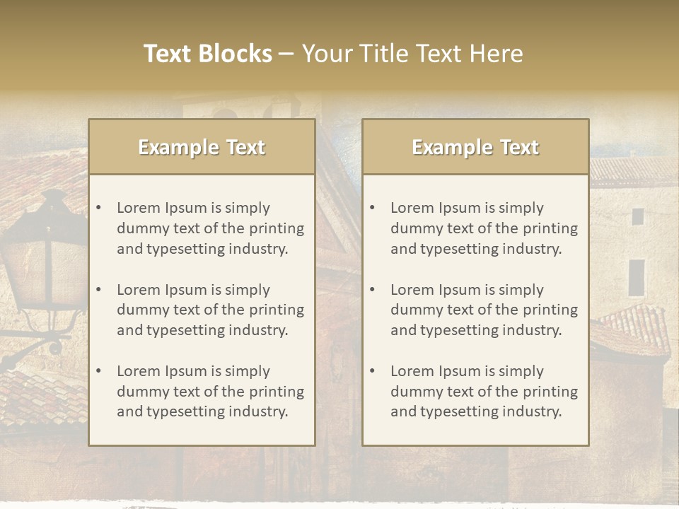 Paint Travel Outdoor PowerPoint Template