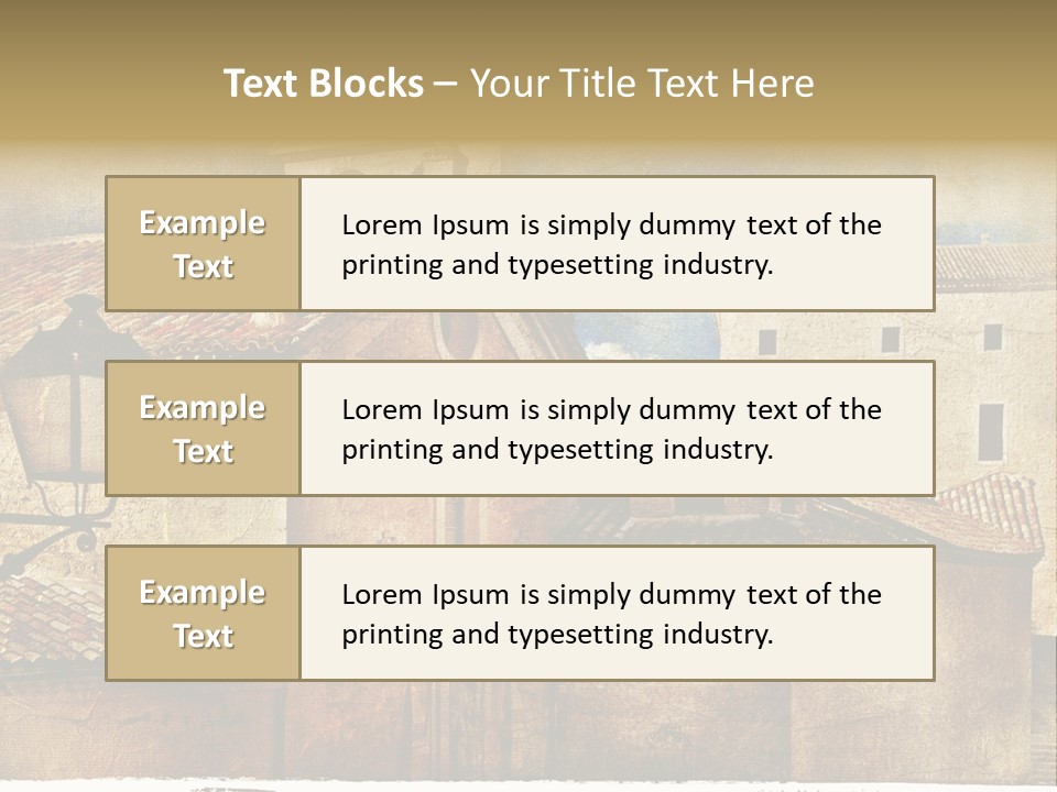 Paint Travel Outdoor PowerPoint Template