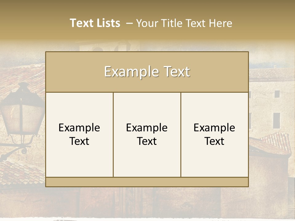 Paint Travel Outdoor PowerPoint Template
