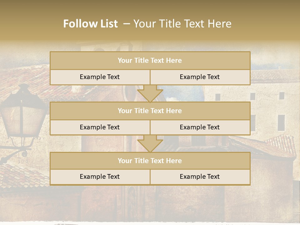 Paint Travel Outdoor PowerPoint Template