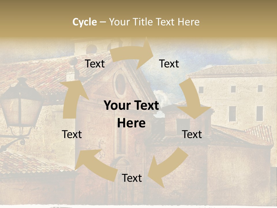 Paint Travel Outdoor PowerPoint Template