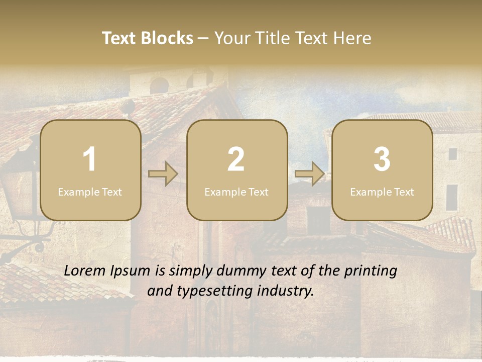 Paint Travel Outdoor PowerPoint Template