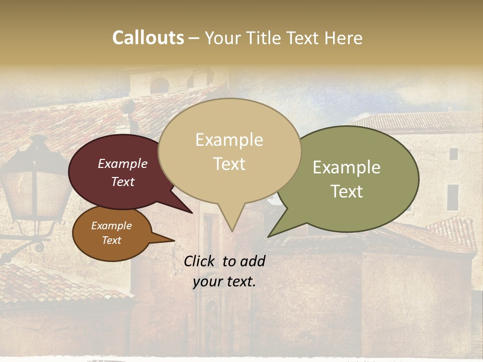 Paint Travel Outdoor PowerPoint Template