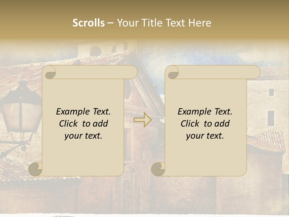 Paint Travel Outdoor PowerPoint Template