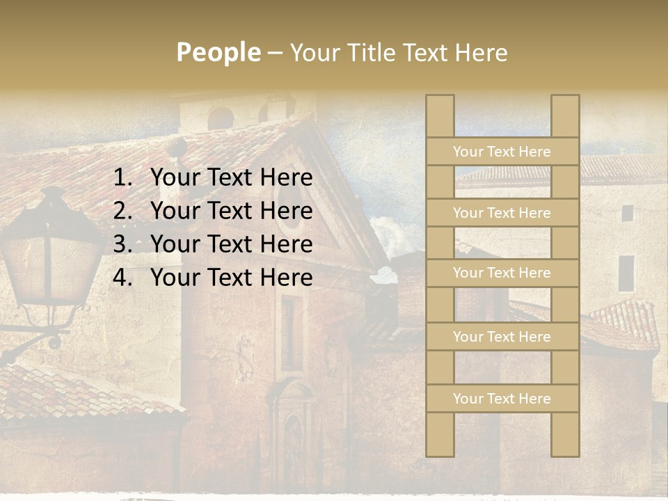 Paint Travel Outdoor PowerPoint Template