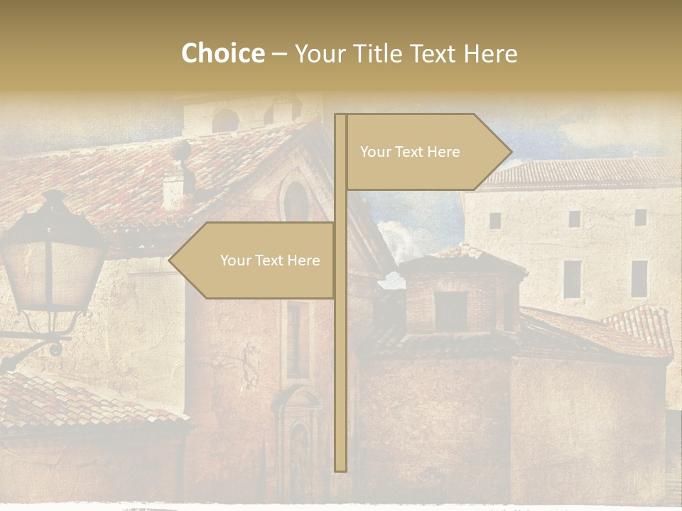 Paint Travel Outdoor PowerPoint Template