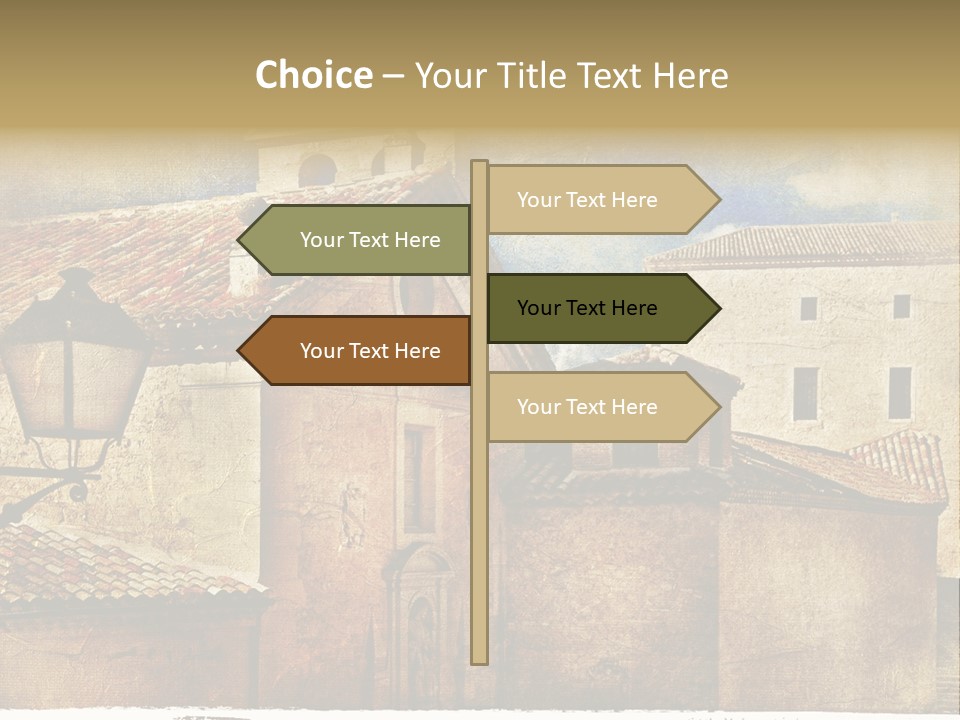 Paint Travel Outdoor PowerPoint Template