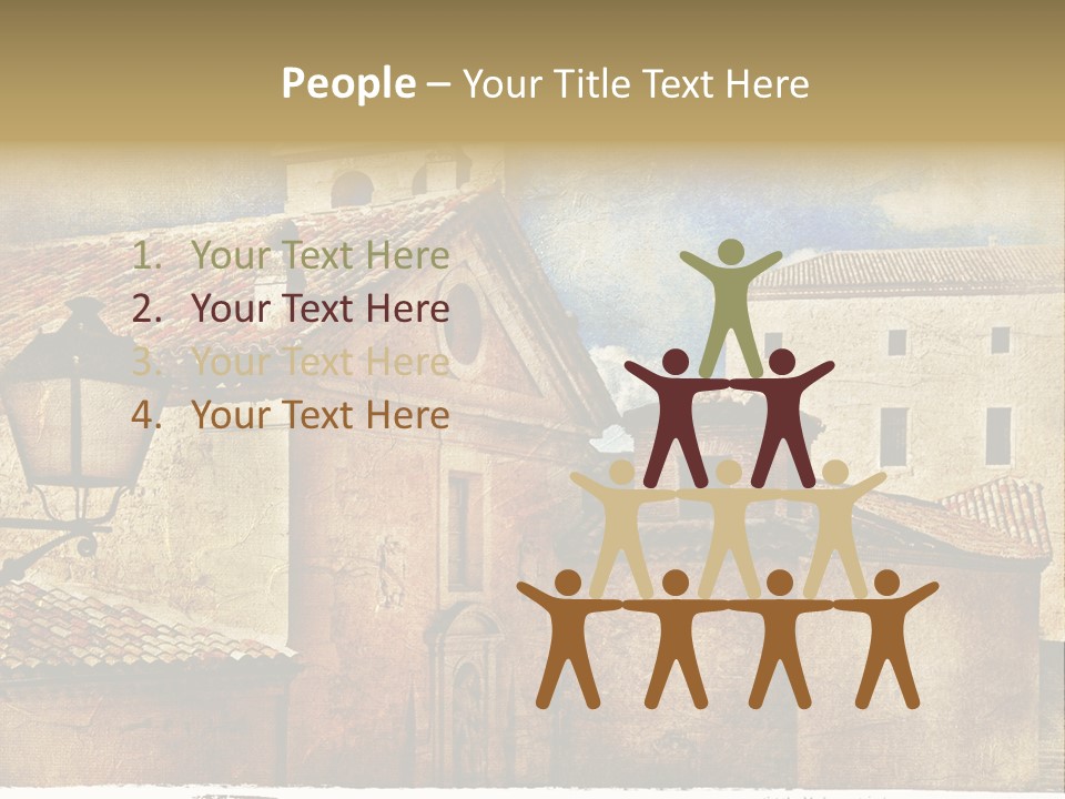 Paint Travel Outdoor PowerPoint Template