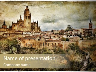 Artistic Medieval Summer PowerPoint Template