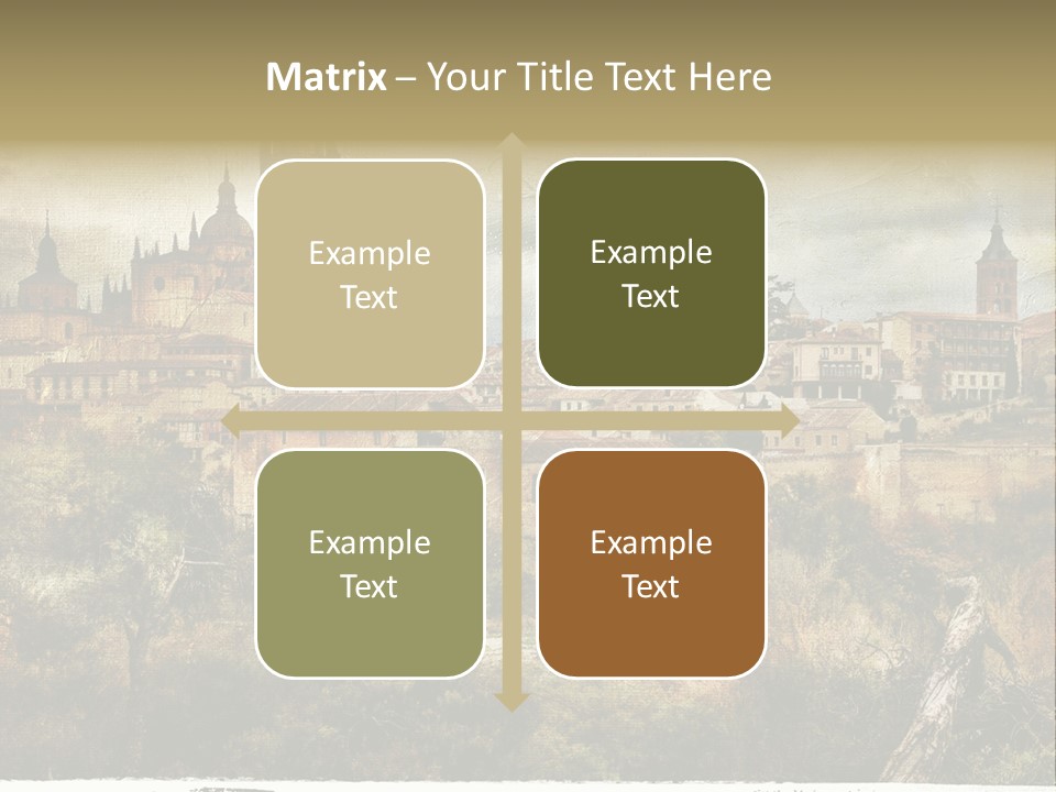 Artistic Medieval Summer PowerPoint Template