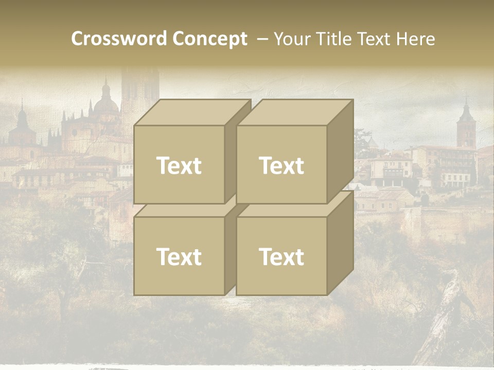 Artistic Medieval Summer PowerPoint Template