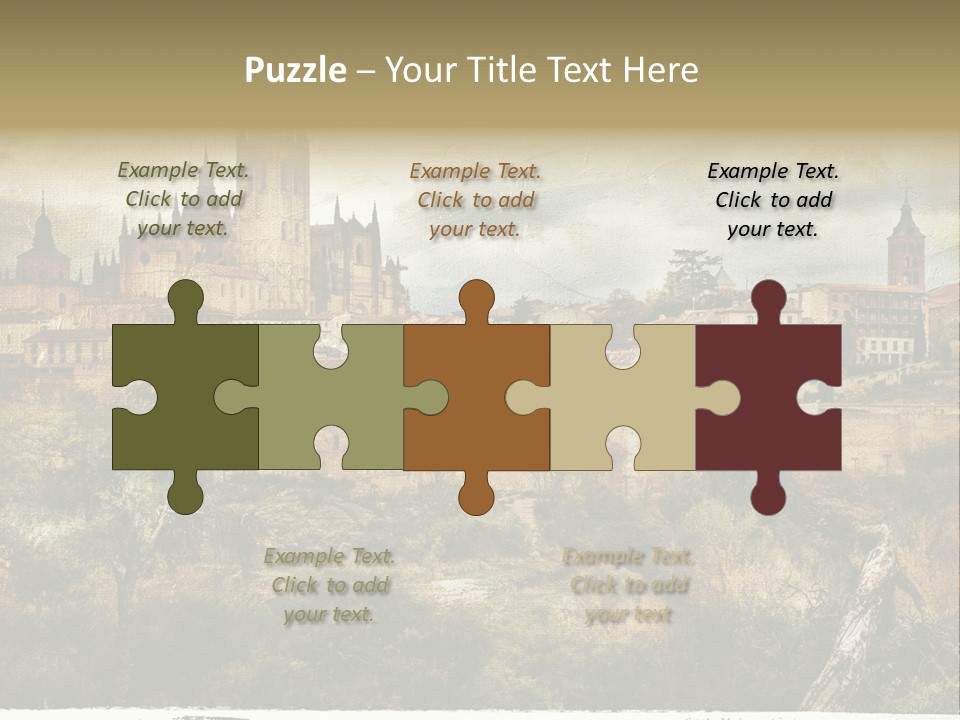 Artistic Medieval Summer PowerPoint Template