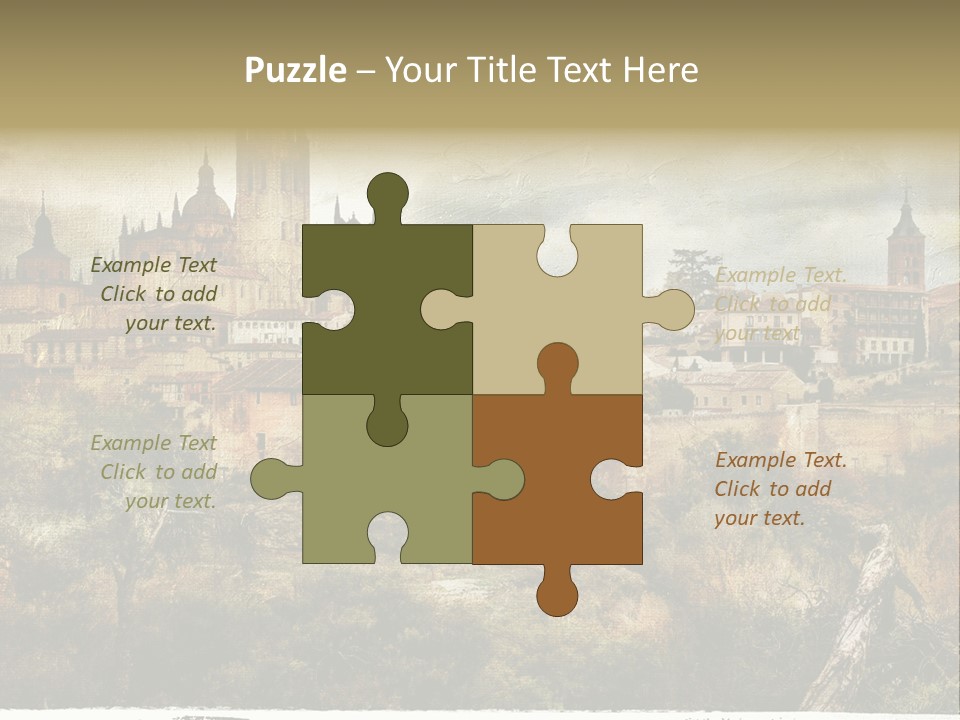 Artistic Medieval Summer PowerPoint Template