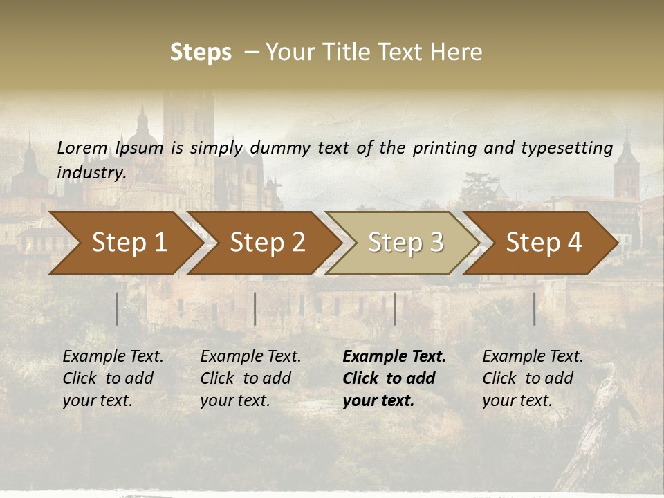 Artistic Medieval Summer PowerPoint Template