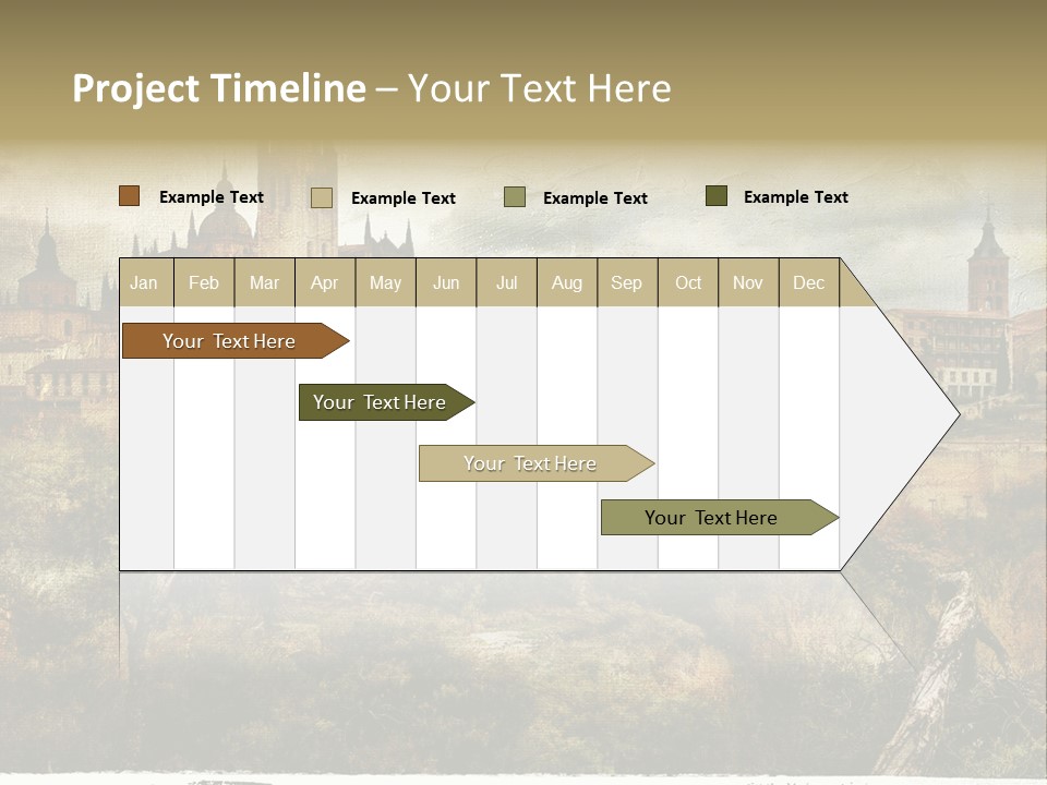 Artistic Medieval Summer PowerPoint Template