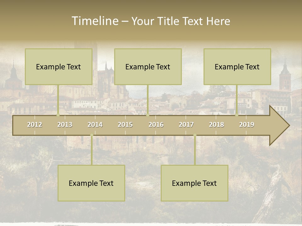 Artistic Medieval Summer PowerPoint Template