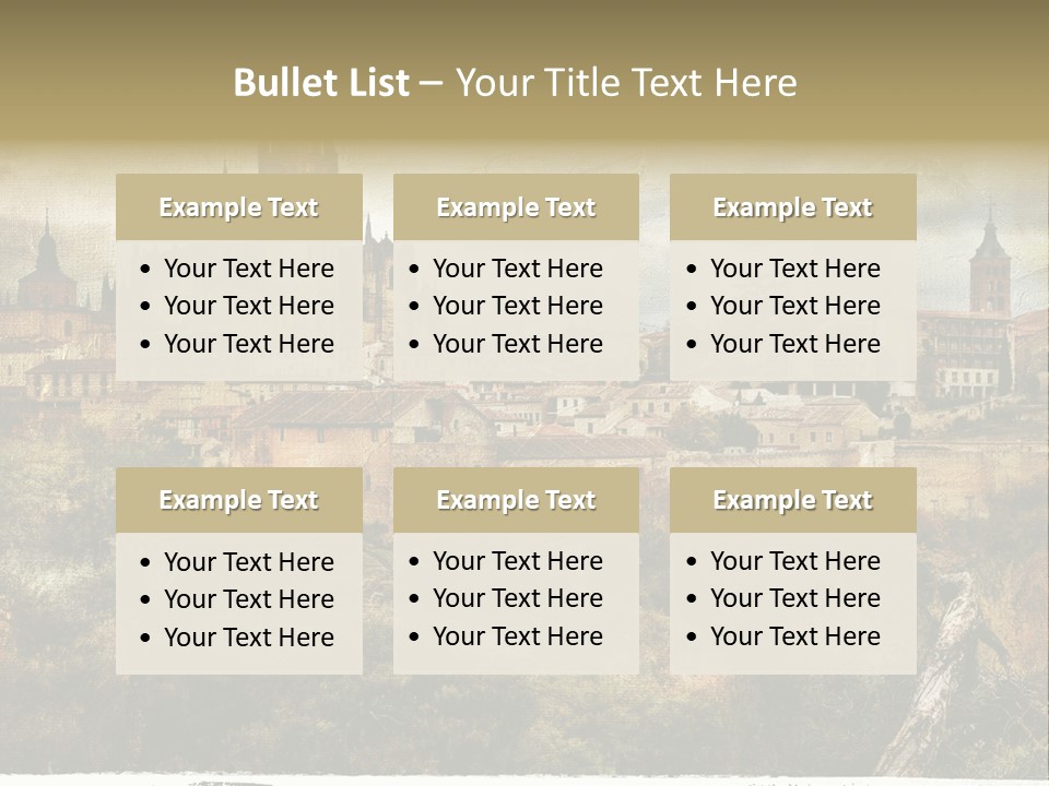 Artistic Medieval Summer PowerPoint Template