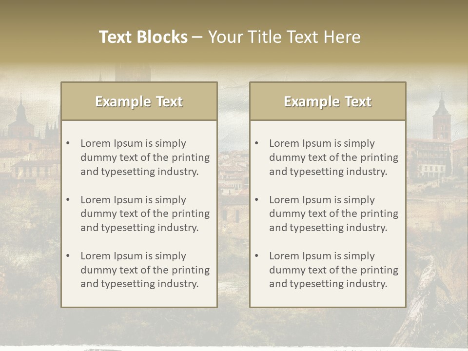 Artistic Medieval Summer PowerPoint Template