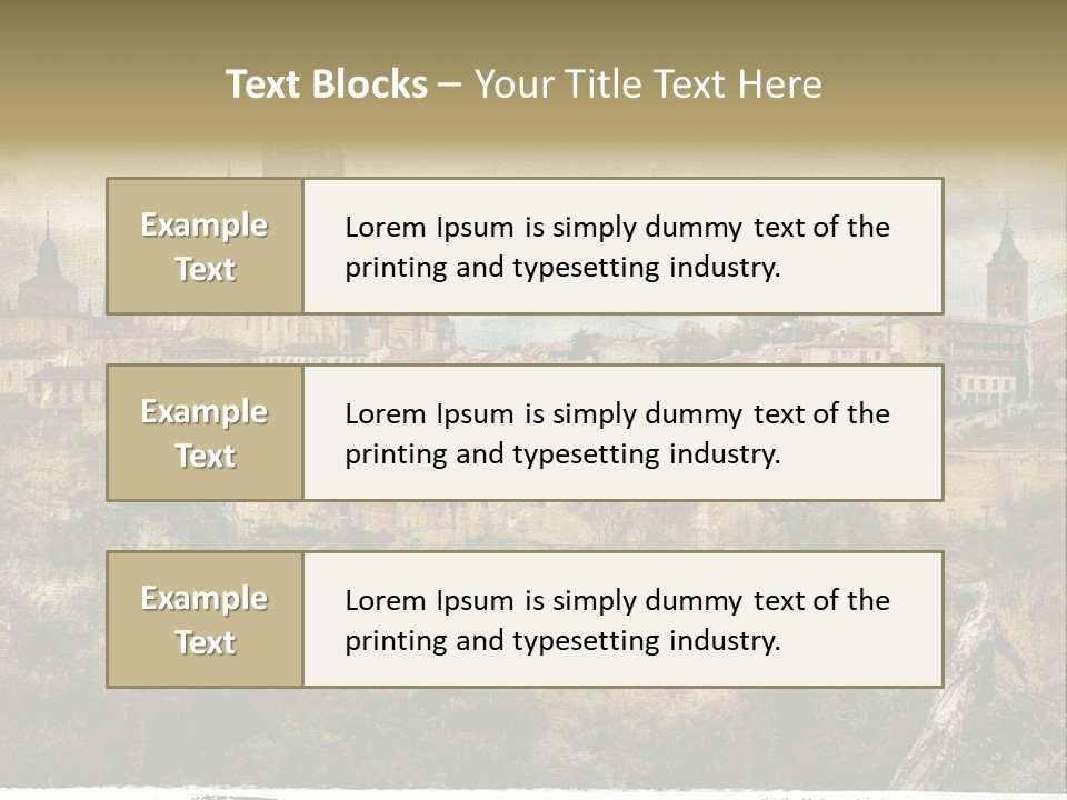 Artistic Medieval Summer PowerPoint Template