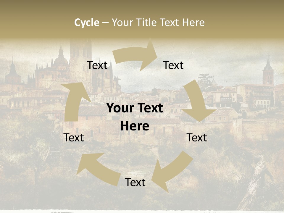 Artistic Medieval Summer PowerPoint Template