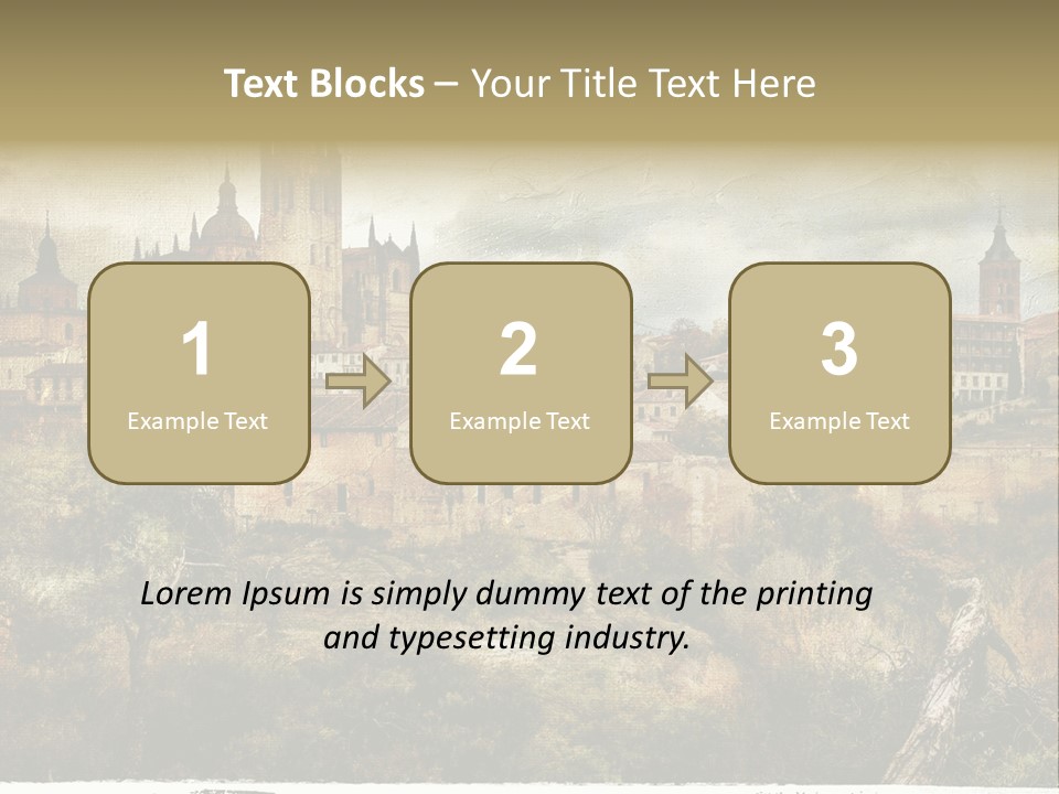 Artistic Medieval Summer PowerPoint Template