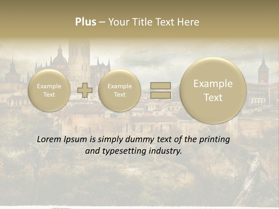 Artistic Medieval Summer PowerPoint Template