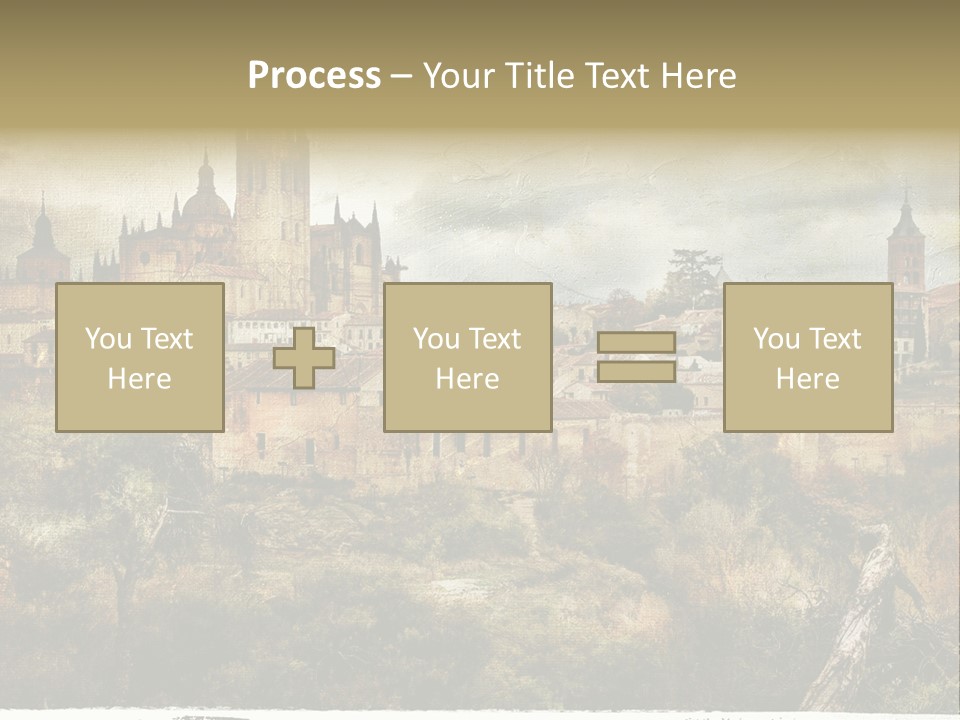 Artistic Medieval Summer PowerPoint Template